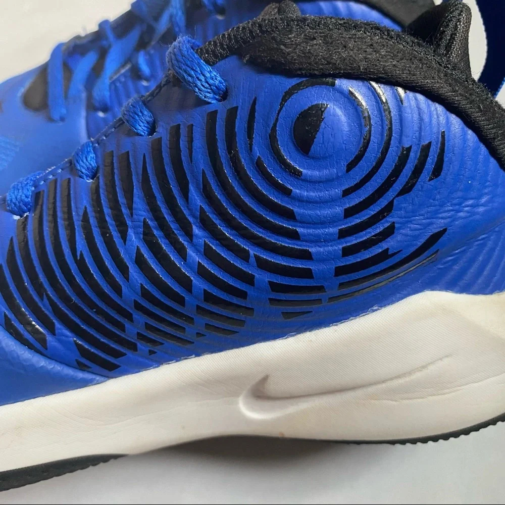 Youth Nike Basketball Blue and Black sneakers